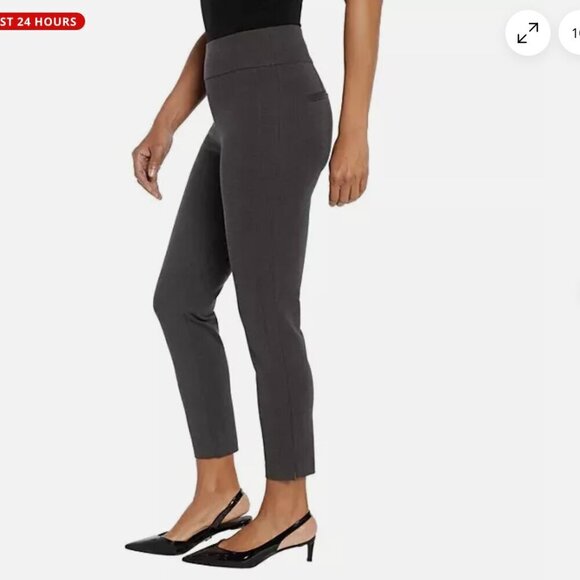 Express Ponte Pant Charcoal Heather Gray XXL - Picture 3 of 14